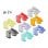 Abrazaderas para cable DeLOCK RJ45 Multicolor 16 piezas