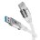 Cable réseau Goobay 74163 10 m Cat6 USB-A vers RJ-45 F/UTP Blanc