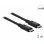 Kabel USB4 Delock 20 Gbps 2 m USB-C zu USB-C Schwarz
