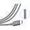 USB-Kabel Nevox 1480 2 m USB A auf USB C USB 3.2 Gen 2 Grau