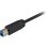 Cabo USB Sharkoon 3 m USB 3.2 Gen 1 USB-A a USB-B Preto