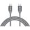 Câble USB Nevox 1654 2 m USB-C vers USB-C 2.0 Gris Argent