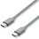 Câble USB Nevox 1654 2 m USB-C vers USB-C 2.0 Gris Argent