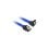 Cable SATA III Sharkoon 0,45 m Macho/Macho Noir/Bleu