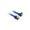 Cable SATA III Sharkoon 0,6 m Macho/Macho Noir/Bleu