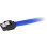 Cable SATA III Sharkoon 0,6 m Macho/Macho Noir/Bleu