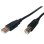 Cable USB Sharkoon 3 m USB 2.0 A Macho B Macho Preto