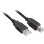 Cable USB Sharkoon 3 m USB 2.0 A Macho B Macho Preto