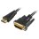 Adaptador HDMI/DVI-D 5 m Preto Sharkoon