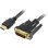 Adaptador HDMI/DVI-D 5 m Preto Sharkoon