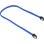 Cable SATA III Sharkoon 0,3 m Macho/Macho Noir/Bleu