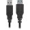 Cable USB 3.2 Gen 1 Sharkoon 3 m Negro Alargador