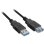 Cabo de extensão USB Sharkoon 2 m USB 3.2 Gen 1 Preto