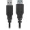 Cabo de extensão USB Sharkoon 1 m USB 3.2 Gen 1 Preto