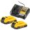 Chargeur DeWALT DCB1104D2-QW 18V avec 2 batteries lithium-ion