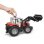 Veículo de brinquedo BRUDER Massey Ferguson 7624 com carregador frontal 1:16