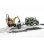 Modelo a escala de excavadora BRUDER 62003 1:16 ABS Negro/Amarillo