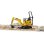 Modelo a escala de excavadora BRUDER 62003 1:16 ABS Negro/Amarillo