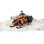 Modelo a escala Snowmobil BRUDER 1:16 con conductor y accesorios