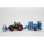 Coche de construcción BRUDER 02222 a escala 1:16 azul y plateado