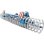 Coche de construcción BRUDER 02222 a escala 1:16 azul y plateado