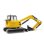 Modelo a escala excavadora BRUDER 02456 Cat® Mini Excavator 1:16 ABS multicolor