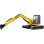 Modelo a escala excavadora BRUDER 02456 Cat® Mini Excavator 1:16 ABS multicolor