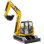 Modelo a escala excavadora BRUDER 02456 Cat® Mini Excavator 1:16 ABS multicolor