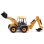 Maquette JCB 4CX Backhoe loader Siku 3558 Kit de montage 1:50