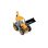 Maquette JCB 4CX Backhoe loader Siku 3558 Kit de montage 1:50
