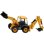 Maquette JCB 4CX Backhoe loader Siku 3558 Kit de montage 1:50