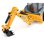 Maquette JCB 4CX Backhoe loader Siku 3558 Kit de montage 1:50