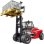 Carretilla elevatrice BRUDER Linde HT160 1:16 ABS Nero/Rosso