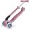 Patinete infantil Globber Junior plegable 3 ruedas luces Berry 50 kg
