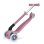 Patinete infantil Globber Junior plegable 3 ruedas luces Berry 50 kg