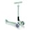 Patinete infantil Globber Junior plegable 3 ruedas luces LED verde claro