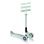 Patinete infantil Globber Junior plegable 3 ruedas luces LED verde claro