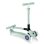 Patinete infantil Globber Junior plegable 3 ruedas luces LED verde claro