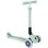 Patinete infantil Globber Junior plegable 3 ruedas luces LED verde claro
