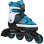 Patini in linea HUDORA Basic per bambini taglia 34-37 blu