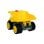 Veículo de brinquedo BIG amarelo/cinza para crianças pequenas
