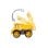 Veículo de brinquedo BIG amarelo/cinza para crianças pequenas