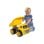Veículo de brinquedo BIG amarelo/cinza para crianças pequenas