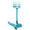 Patinete GLOBBER Go-Up Active Lights 360 3 en 1 Azul 4 ruedas 50 kg