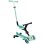 Patinete scooter Globber Go-Up Active Lights 3 en 1 3,9 kg Verde