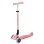 Patinete clásico Globber Primo Foldable Plus Lights 3 ruedas 50 kg rosa