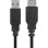 USB 2.0 Kabel Sharkoon 3 m Schwarz Verlängerung USB A Stecker/Buchse