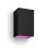 Aplique mural para exteriores Philips Hue White and Color ambiance Resonate Negro