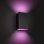Aplique mural para exteriores Philips Hue White and Color ambiance Resonate Negro