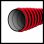 Aspiradora de tambor Einhell TE-VC 2025 SACL 2200W 25L HEPA Seco y húmedo rojo/acero
